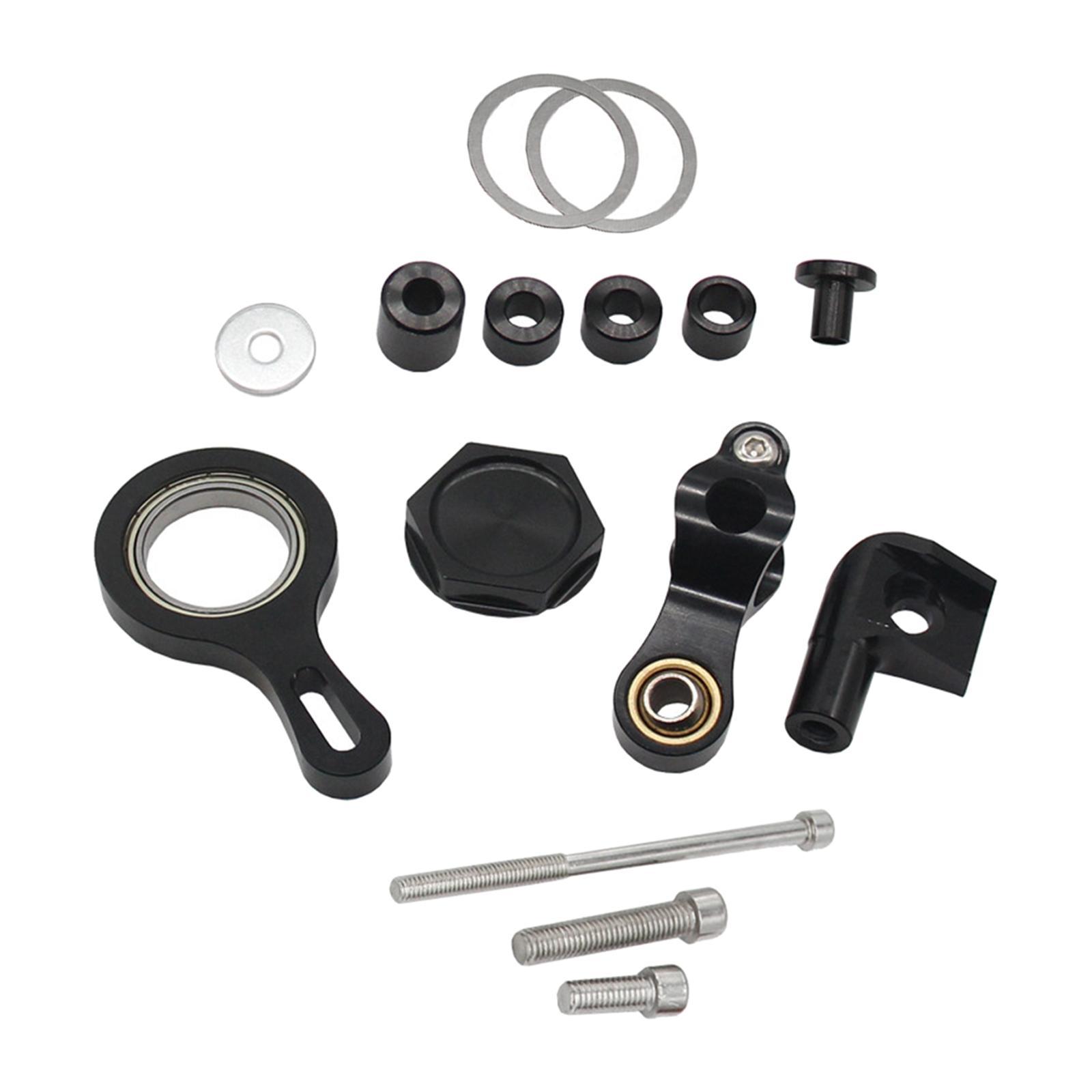 Motorcycle Steering Damper Bracket Mount Set for   R6  R1 Black
