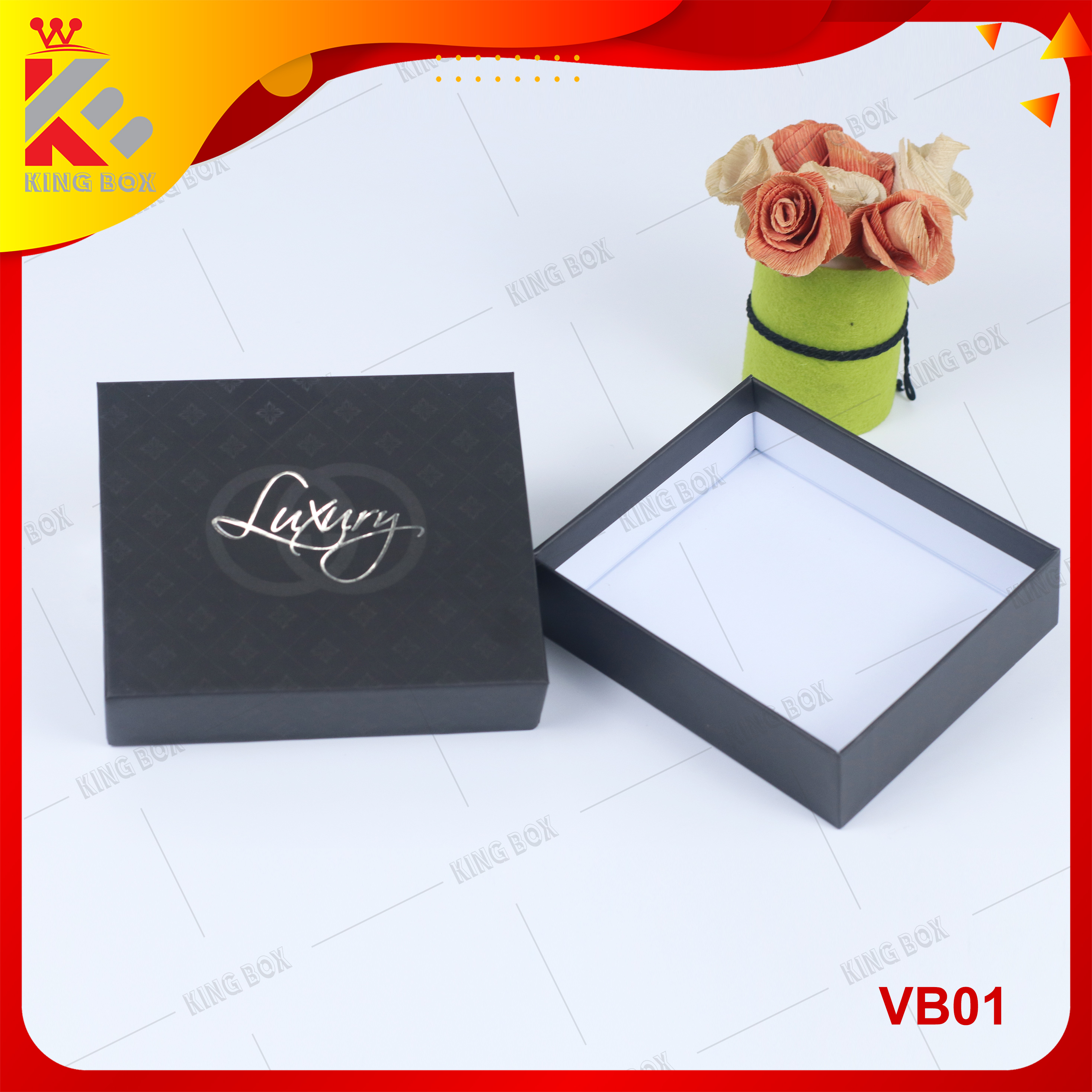 Hộp đựng ví nam sang trọng cao cấp KINGBOX