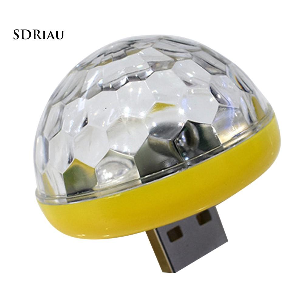 Bóng đèn 3 màu USB led cho trang trí xe hơi DJ