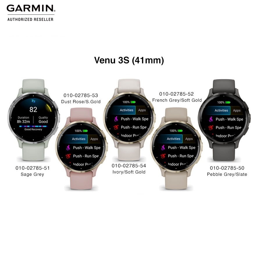 Đồng hồ thông minh Garmin Venu 3S - Hàng chính hãng