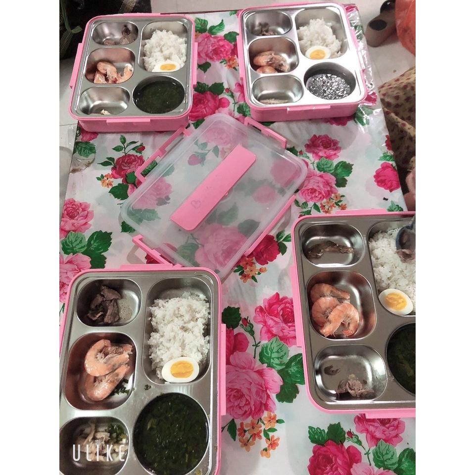 Hộp Cơm Giữ Nhiệt Inox 5 Ngăn