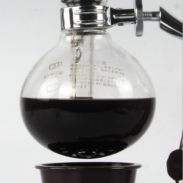 Bình pha cafe syphon điện 5 cup phong cách Nhật