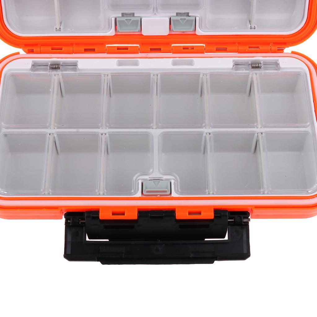 Plastic 16/30 Compartments Fishing Tackle Box Bait Case for Terminal Tackle Hooks Carp Weights Swivels