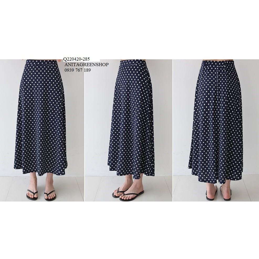 Q220420 CHÂN VÁY MIDI THIẾT KẾ