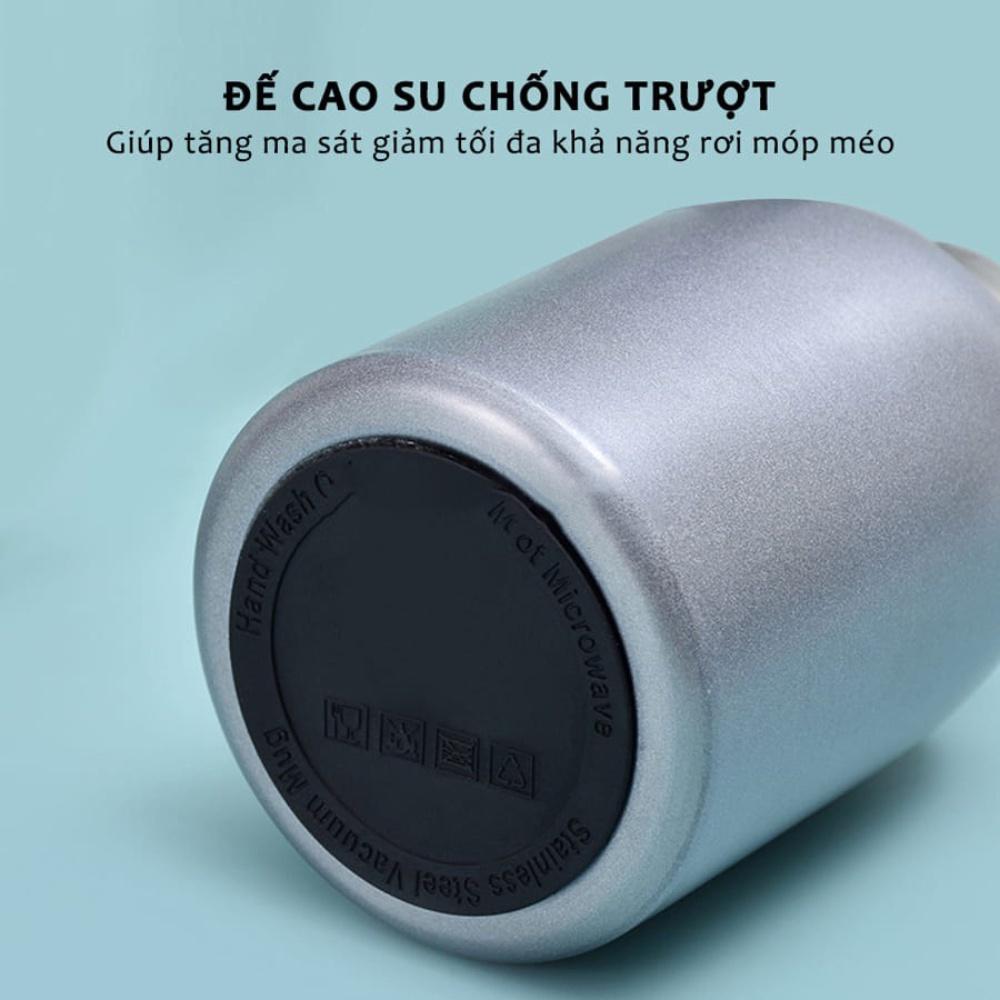 Bình nước giữ nhiệt cầm tay mini, ly giữ nhiệt inox dung tích 300ml giữ nhiệt suốt 12 giờ chất liệu cao cấp cực tiện