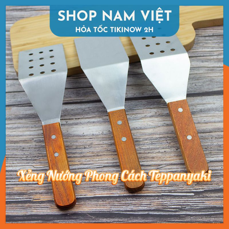 Xẻng Chiên Xào Đồ Nướng Teppanyaki Phong Cách Nhật