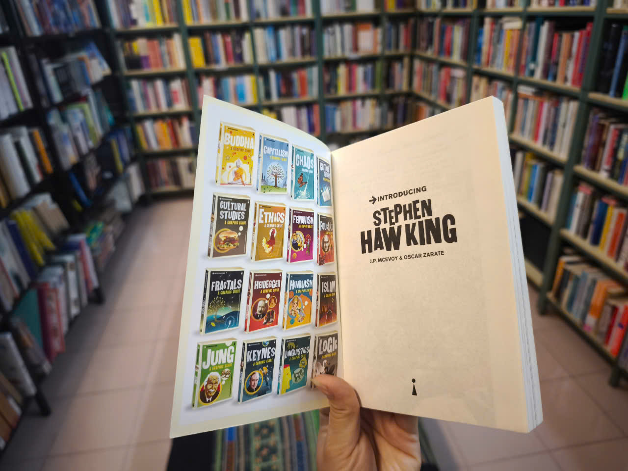 Sách - Introducing Stephen Haw King A Graphic Guide by J.P. McEvoy  - Science/ Nonfiction /Biography