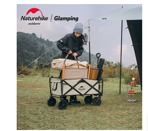 Xe kéo dã ngoại gấp gọn 90L NatureHike NH19PJ001