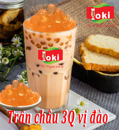 Yoki Trân châu đào 3Q dai, giòn, thơm ngát