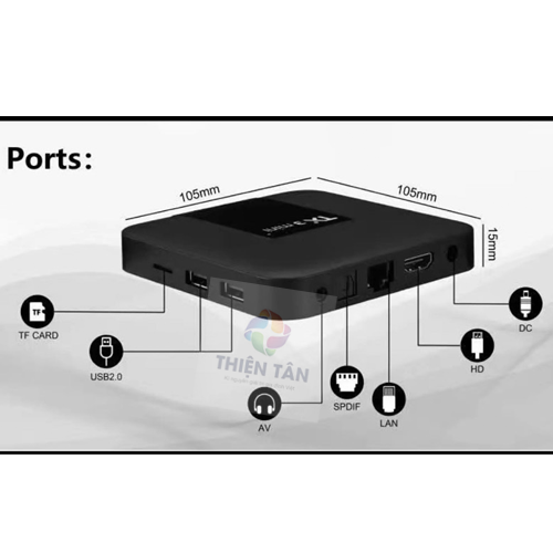 Android Tivi Box Tx3 Mini Plus 2022 - Android 11 - CPU S905W2 - Ram 2GB, Rom 16GB