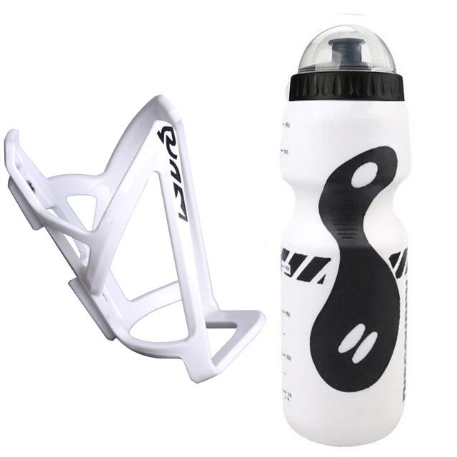 Bình nước MOSOWORLD bằng nhựa có giá đỡ gắn xe đạp