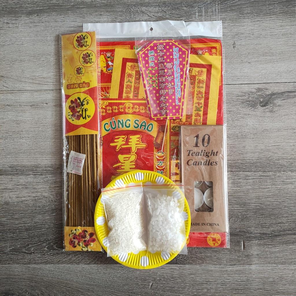 Bài vị, giấy cúng sao Văn Hớn