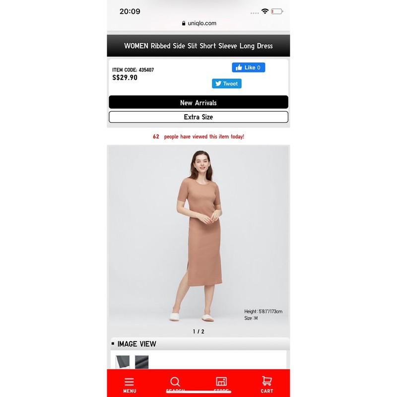 Váy xuất Nhật dáng dài