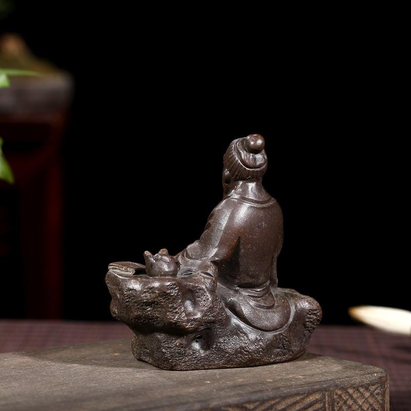 ️Siêu Sale ️Tượng Tử Sa Lục Vũ Thần Trà