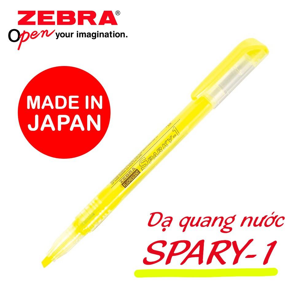 Hình ảnh Viết dạ quang nước Sparky Zebra - Nhật Bản 