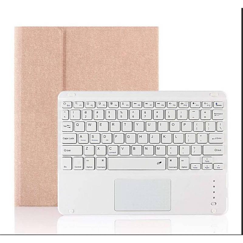 For  iPad Pro 10.5" / Air 10.5" 2019 / iPad 10.2" 7th Gen 2019 Detachable Wireless Keyboard Cover+Touch Pad