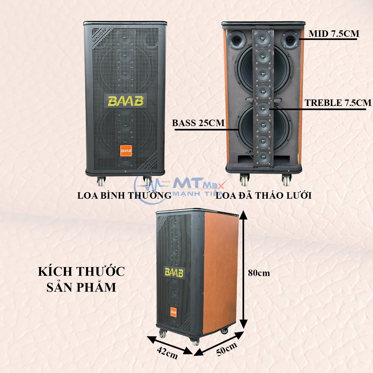 Loa Kéo Karaoke BB822 - 12 Đường Tiếng, Công Suất Lớn Lên Đến 1500W, Âm Bass 25Cm Bao Mạnh, Bao Chiến, Phù Hợp Với Nhiều Loại Nhạc. Hàng Chính Hãng