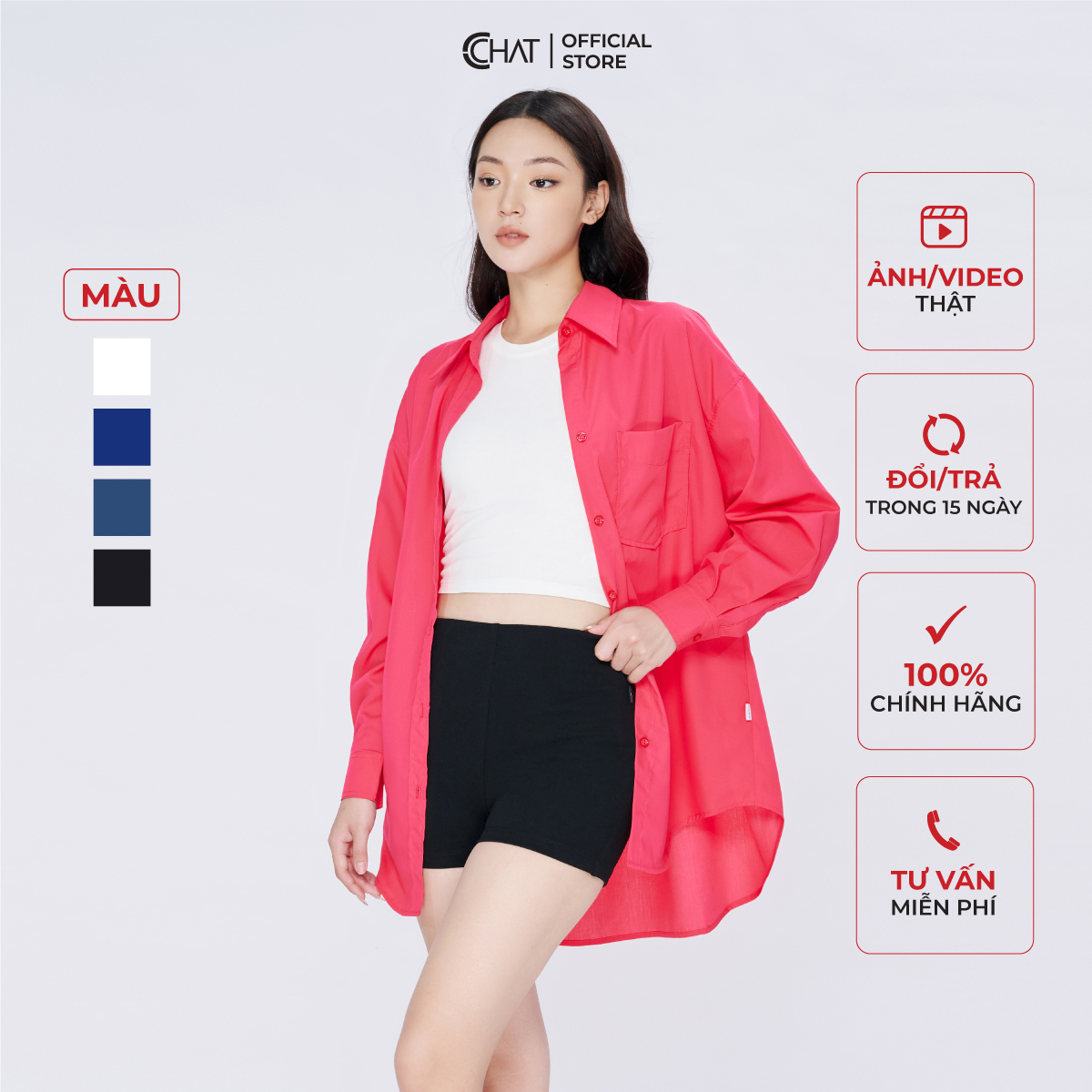 Quần Legging Nữ Cạp Liền Dáng Ôm Chất Thun Mềm Mịn 22XNC2001OT