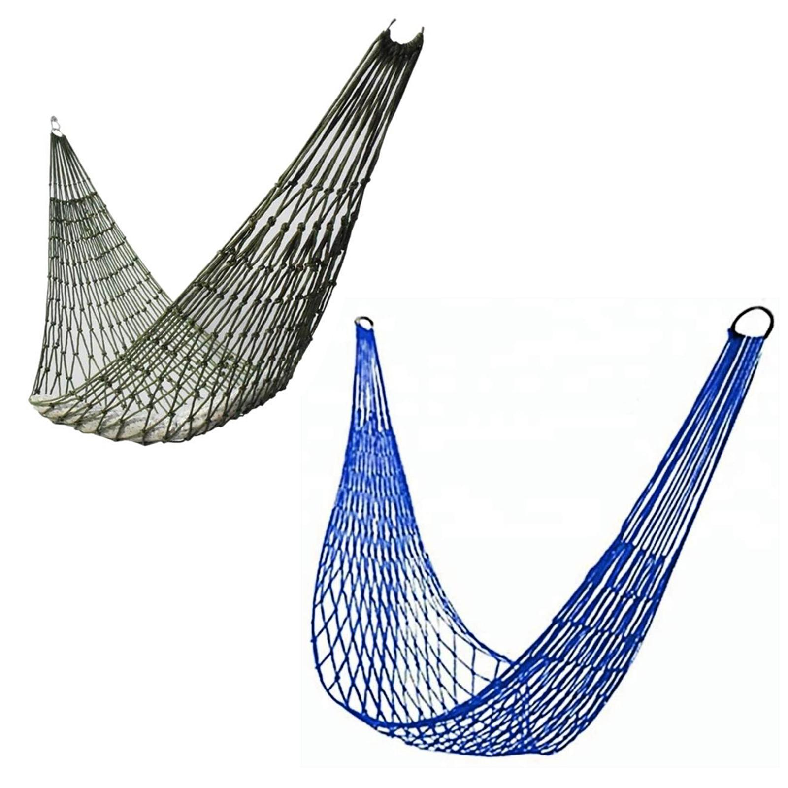 Đĩa Đơn Nylon Dây Võng Ngoài Trời Còn Lại Nhẹ Lưới Xoay Di Động Cắm Trại Đi Bộ Đường Dài Đi Biển Treo Giường