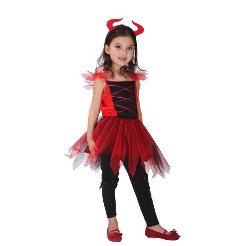 Đồ hóa trang trẻ em - Váy Quỷ đỏ | Devil Girl - G0093