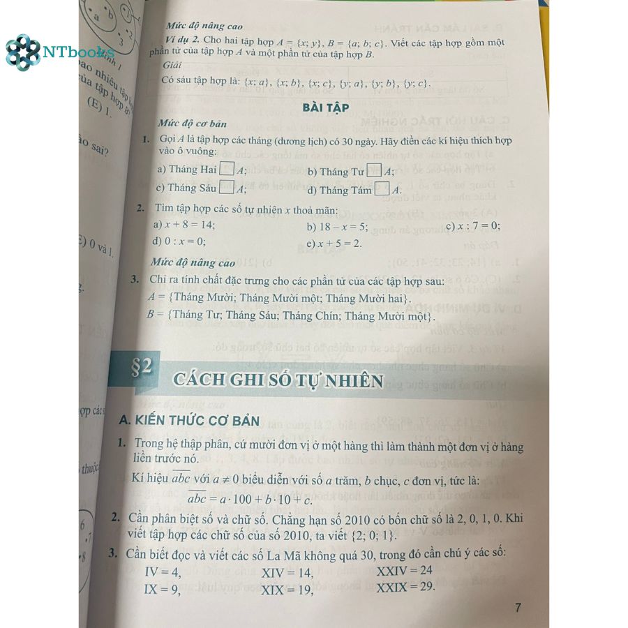 Combo 2 cuốn sách Toán 6 Cơ Bản Và Nâng Cao Tập 1 + Tập 2 (Theo chương trình giáo dục phổ thông 2018)