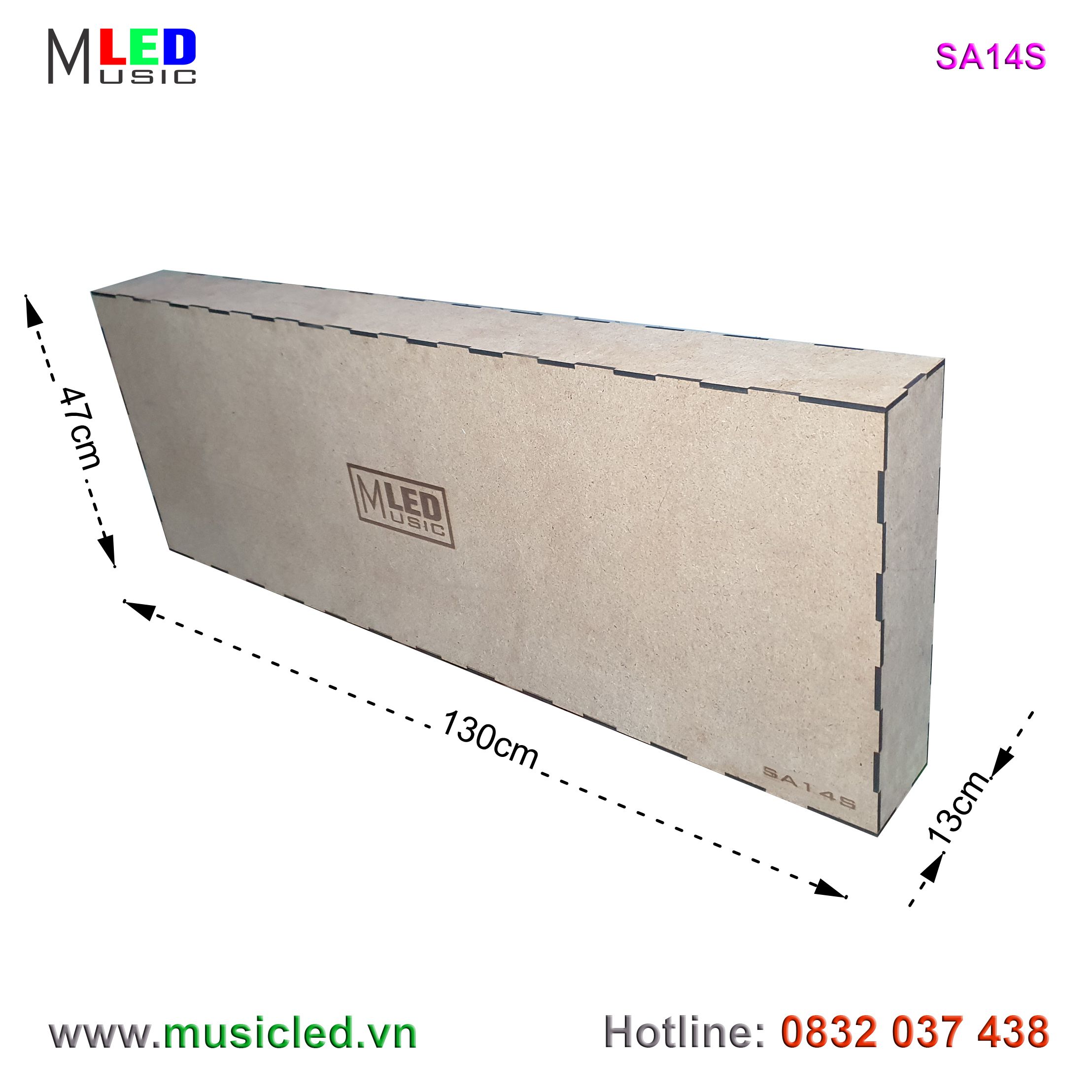 Dàn đèn Music LED nháy theo tần số nhạc 14 cột để bàn