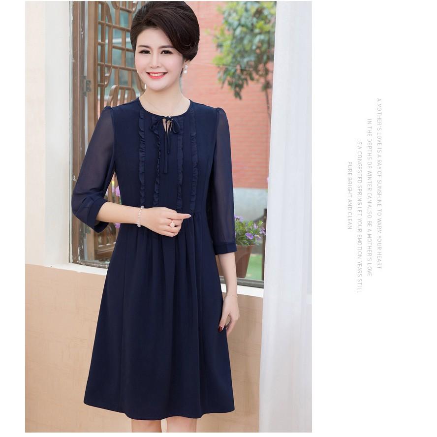 Dress66-đầm tay lỡ quý cô cao cấp s-6xl