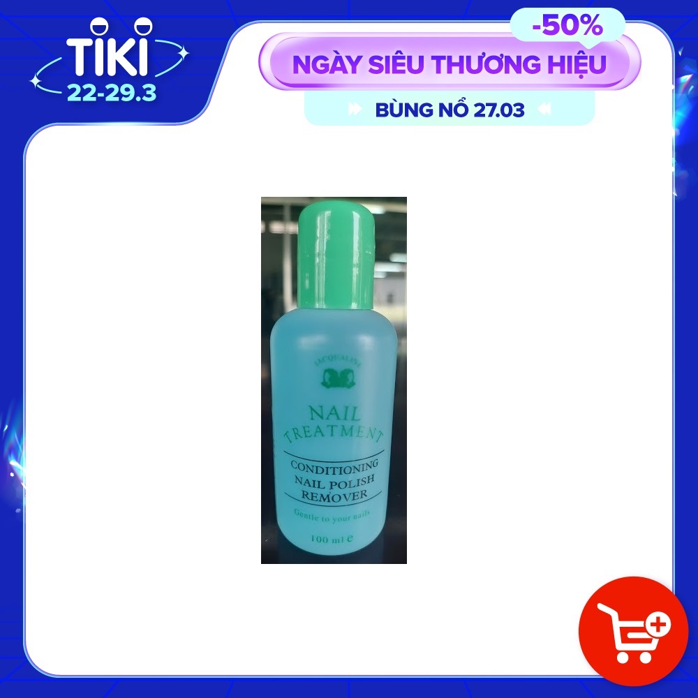 Nước Rửa Móng Tay Jacqualine 100ml (Xanh lá)