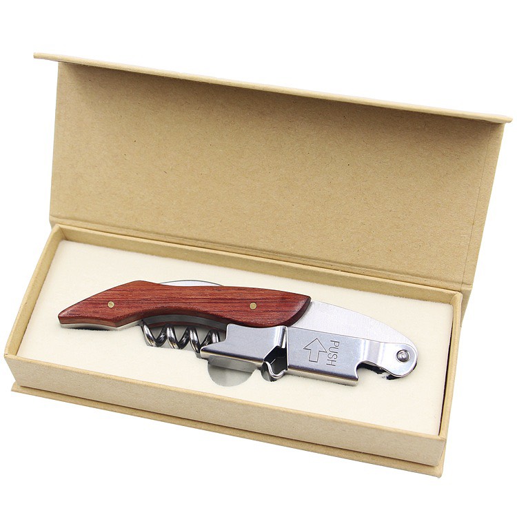 Dụng Cụ Khui Inox Đa Năng Tay Cầm Cán Gỗ