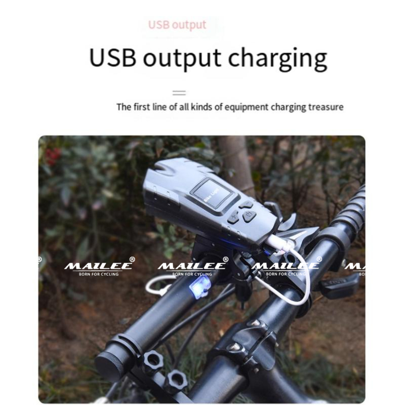 Giá đỡ mở rộng tay lái xe đạp leo có sạc Thanh mở rộng xe đạp hợp kim nhôm giúp mở rộng tay lái và sạc đèn khi cần Mai Lee