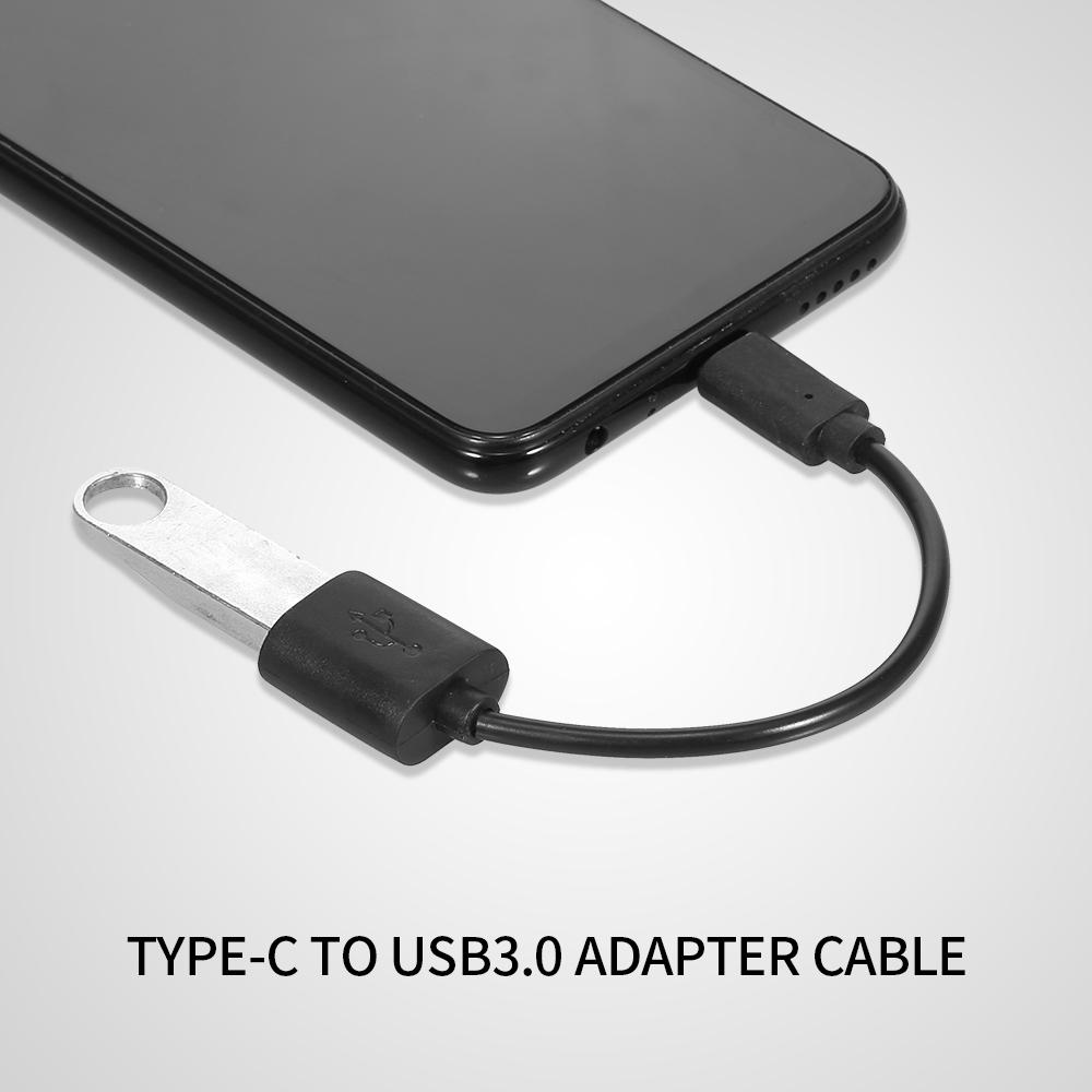 OTG Adapter Type-C to USB3.0 Adapter Cable Type-C Male to USB3.0 Female Converter Cable High-speed Wide Compatibility