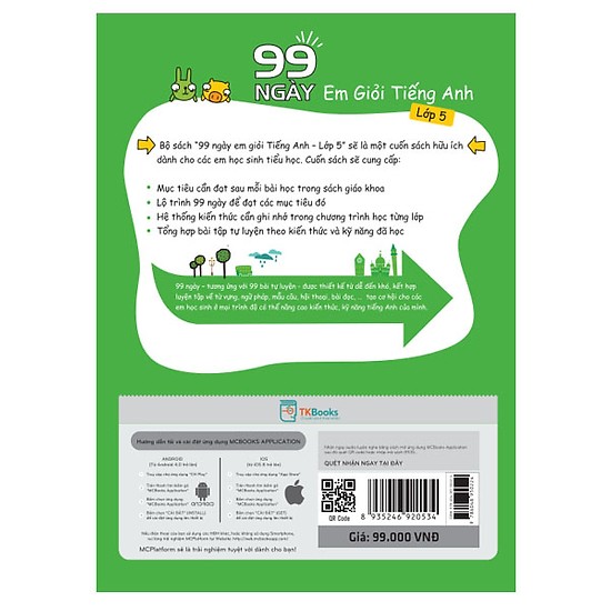 99 Ngày Em Giỏi Tiếng Anh Lớp 5(Tặng kèm Booksmark)