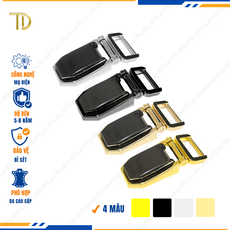 Khoen quai túi xách, Khoen d túi xách cao cấp công nghệ mạ điện độ bền 5-8 năm
