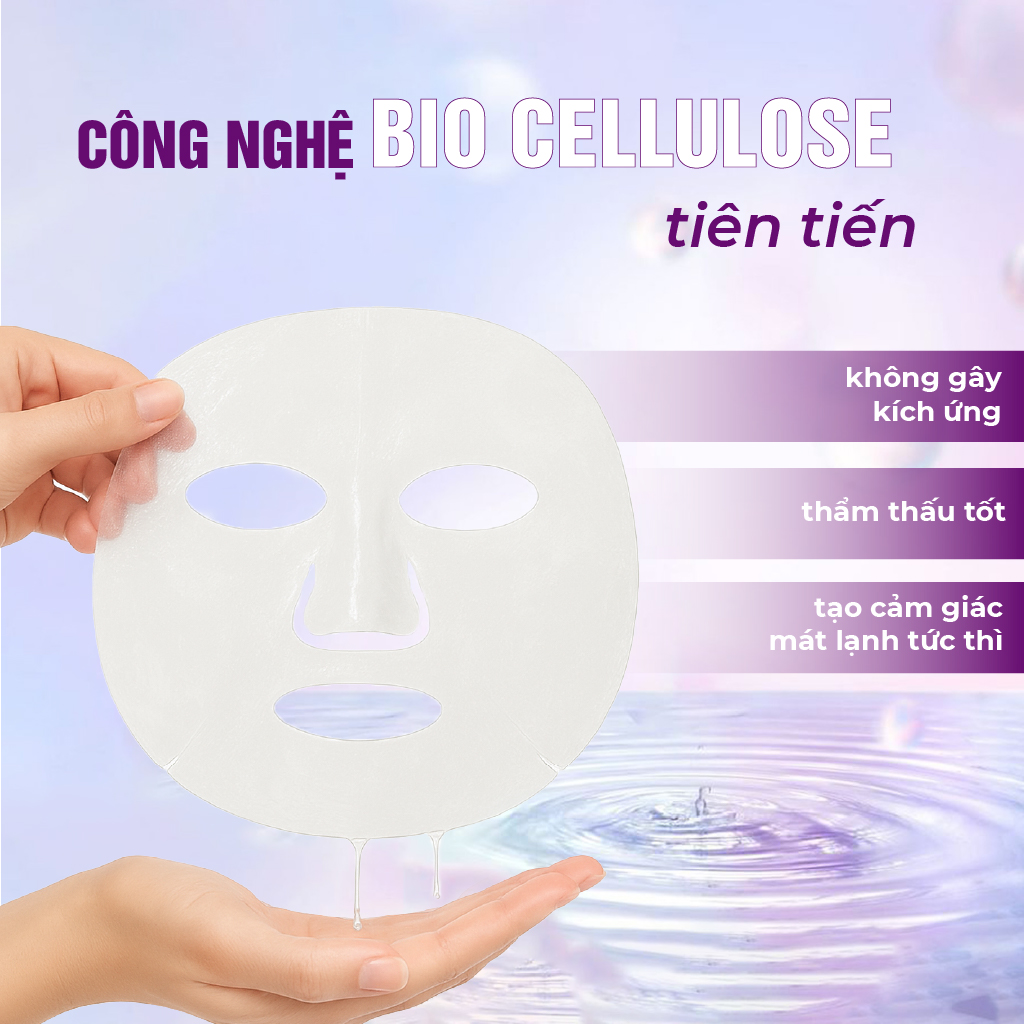 Combo 3 Mặt nạ sinh học BESKINATY Hydro Bio Mask cấp ẩm chuyên sâu cho da Hàn Quốc