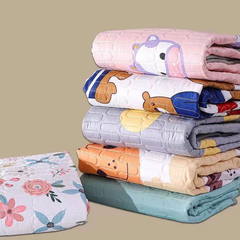 Tấm Lót Chống Thấm Cho Bé Sơ Sinh 5 Lớp Chần Bông Thấm Hút Nhanh An Toàn Tiện Lợi - 231