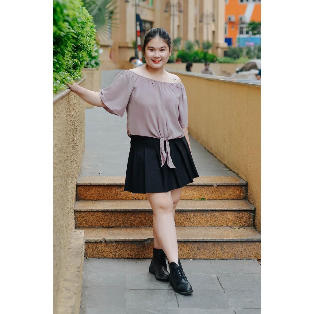 Chân váy xếp ly có quần trong bigsize