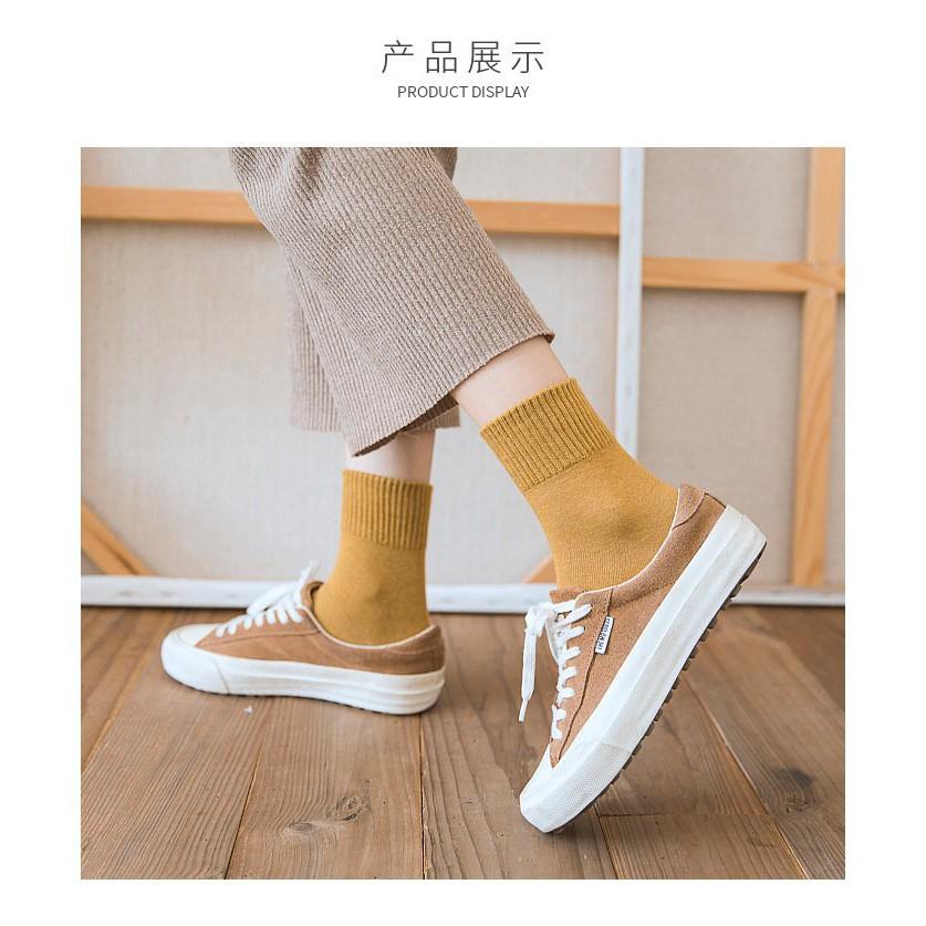 Tất cổ trung nhiều mầu phong cách unisex cho nam và nữ T151