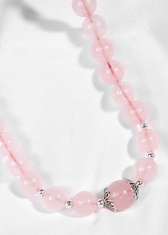 Vòng Cổ Đá Thạch Anh Hồng Ngọc Quý Gemstones