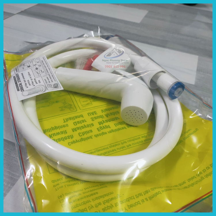 Bộ vòi xịt vệ sinh dạng bịch nhựa ABS bền WATERTEC MALAYSIA - WT001Q