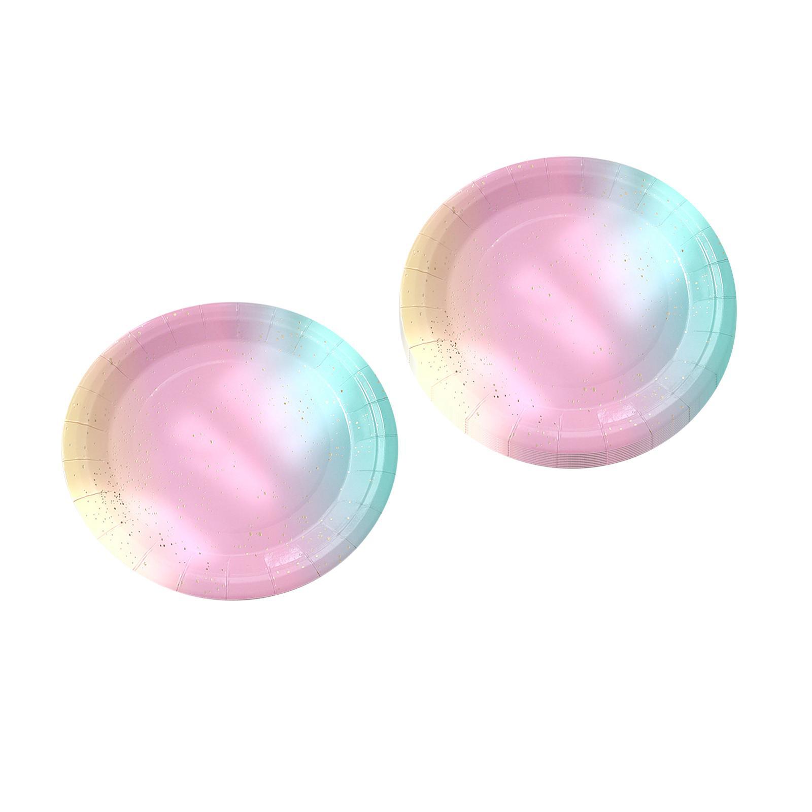 Dinnerware Set Paper Plates Banner Cups Tablecloths for Weddings Birthday