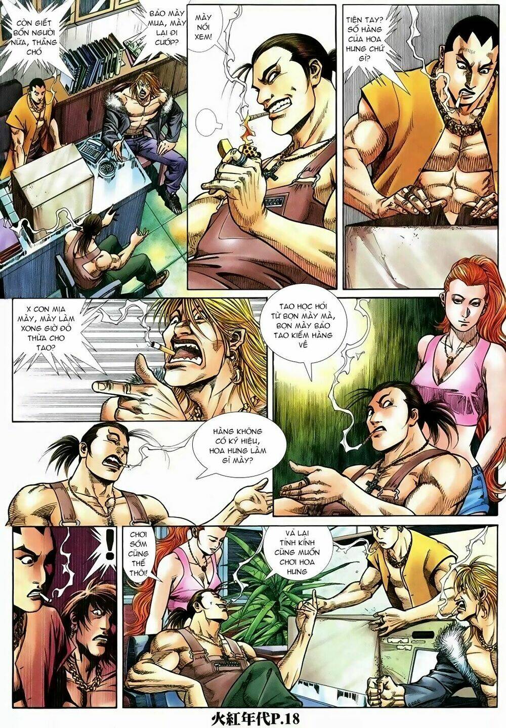 hỏa hồng niên đại hắc cốt đường chapter 118 15