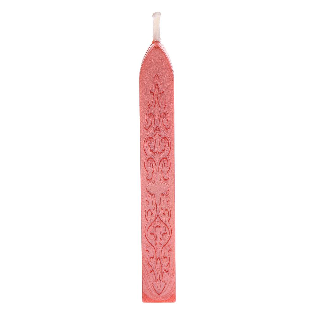 5 Pieces Vintage Sealing Seal Wax Sticks with Wick for Wedding Invitation Letter Card