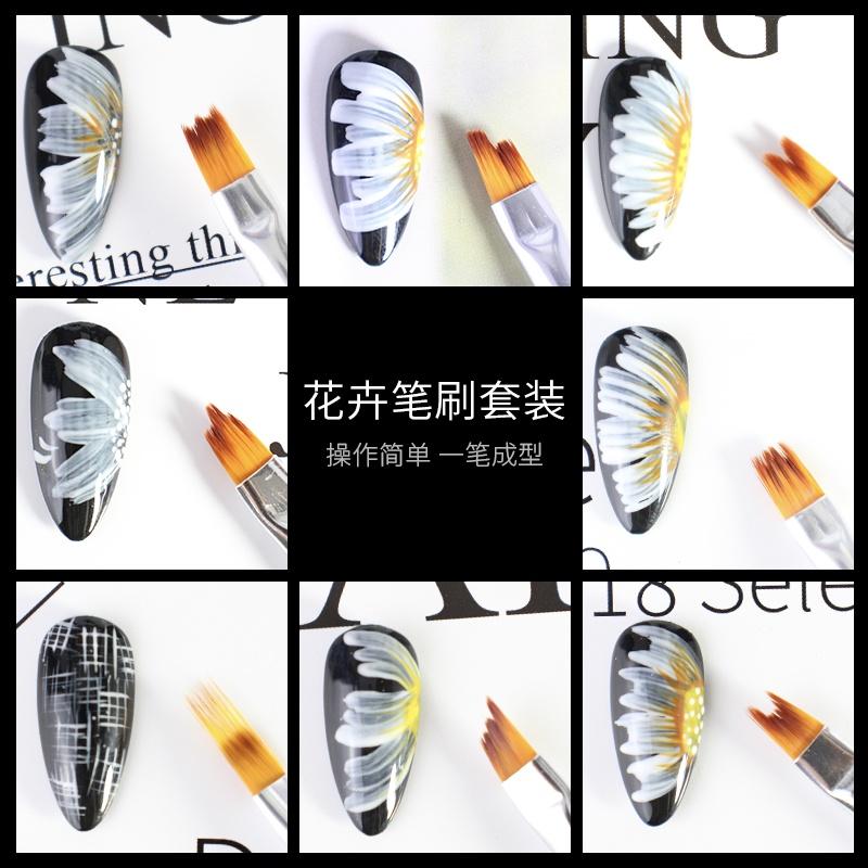 Set Cọ Vẽ Hoa Đủ Mẫu | Bộ 8 Cây Màu Hồng