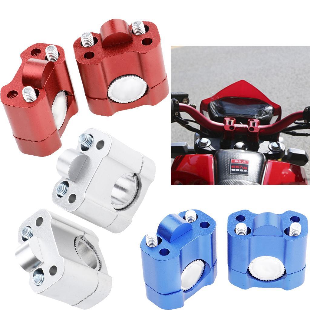 Motorcycle Handlebar Riser Mounting Clamp Adapter