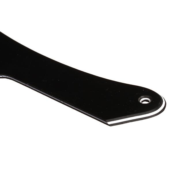 Black  9 Holes Pickguard PVC Anti-scratch For  Guitar Parts