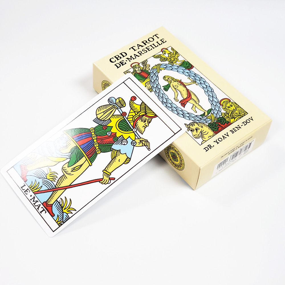 [Size Gốc] Bộ Bài CBD Tarot De:Marseille 7x12 Cm Tặng Đá Thanh Tẩy