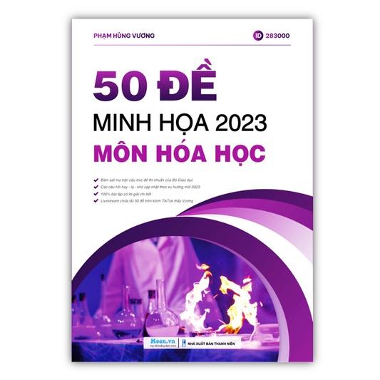 Sách - Combo 3 cuốn 50 đề minh họa 2023 môn Toán + Hóa + Lý