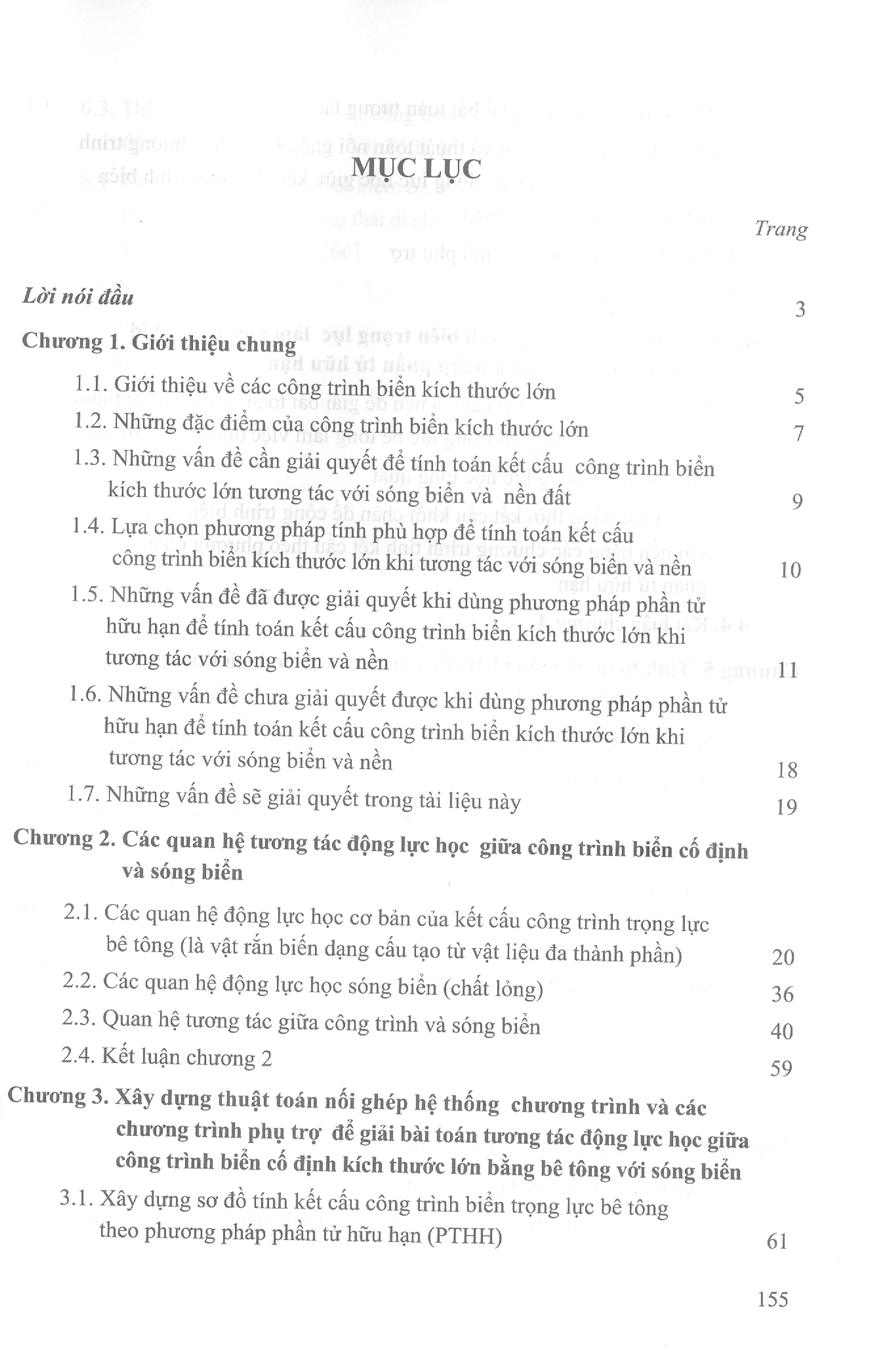 Tính Toán Kết Cấu Công Trình Kích Thước Lớn Khi Tương Tác Động Lực Học Với Sóng Biển Và Nền