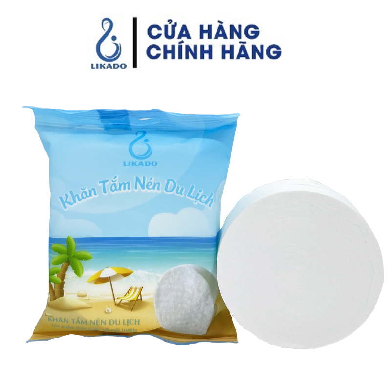 Khăn tắm nén du lịch likado kích thước