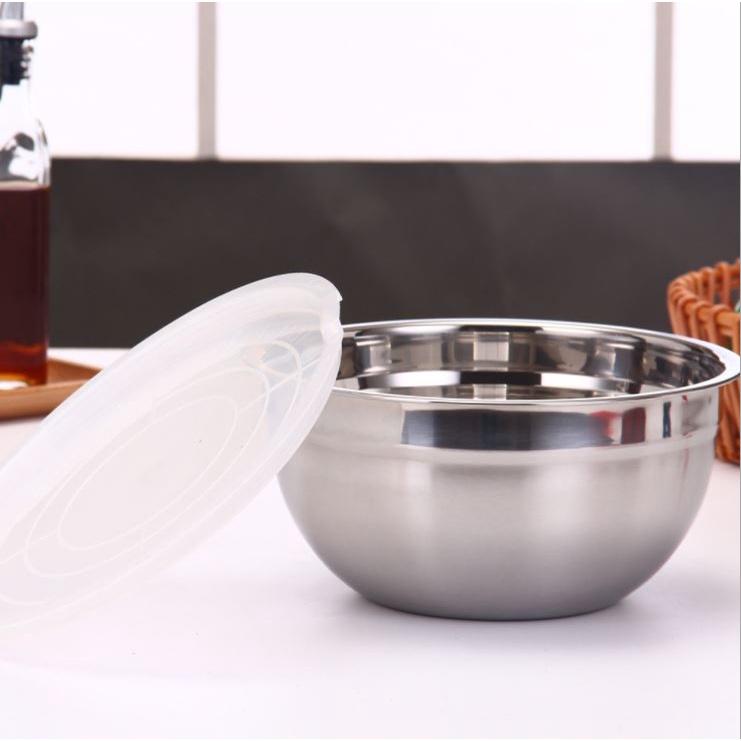 Âu trộn bột/tô trộn bột/ bowl trộn bột inox Full size 20cm-22cm-24cm-26cm-28cm-30cm